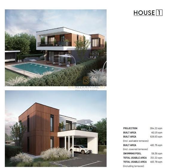 Casă individuală cu 6 camere cu Piscina în Siliștea Snagovului