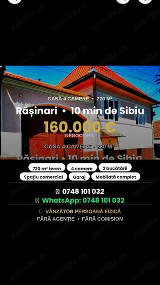 Casă cu Teren 500 Mp în Rășinari