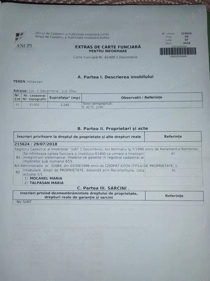 Teren intravilan - 1