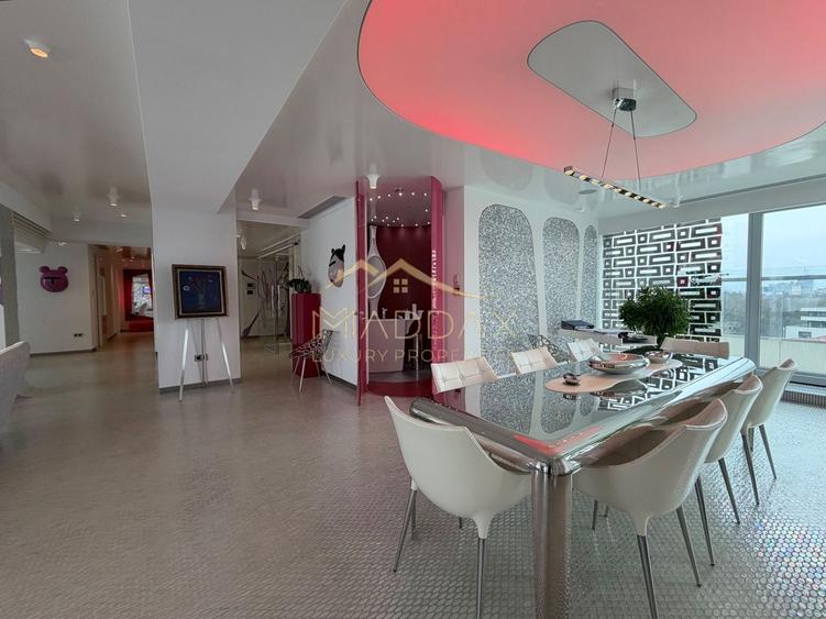 Penthouse cu 4 camere decomandat, mobilat în Floreasca