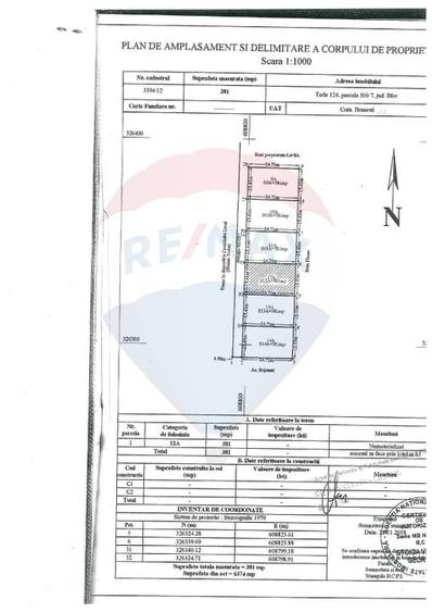 Teren Construcții intravilan de 1350 mp, în Brănești