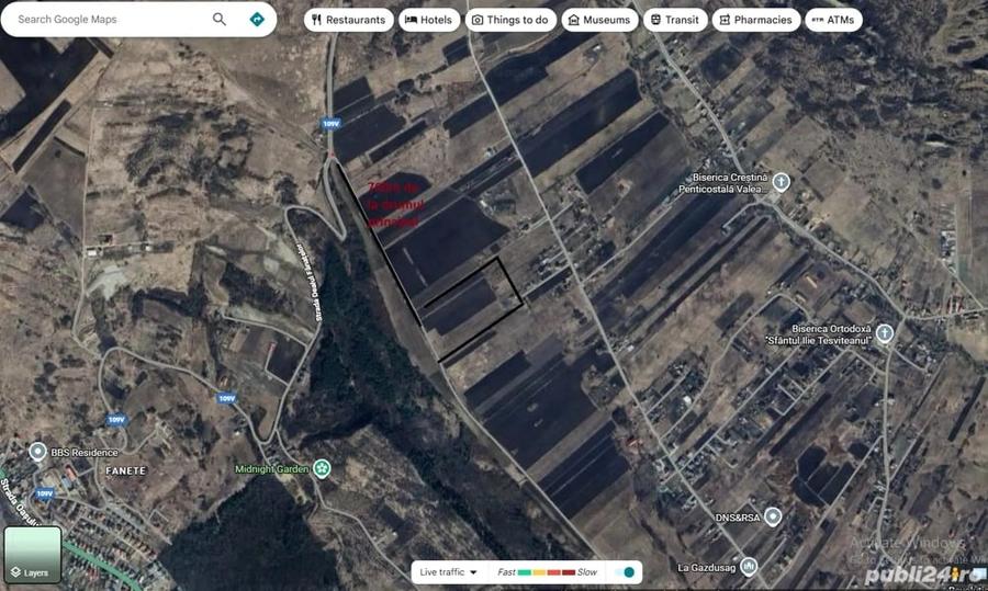 Teren de 6000 mp, în Exterior Vest