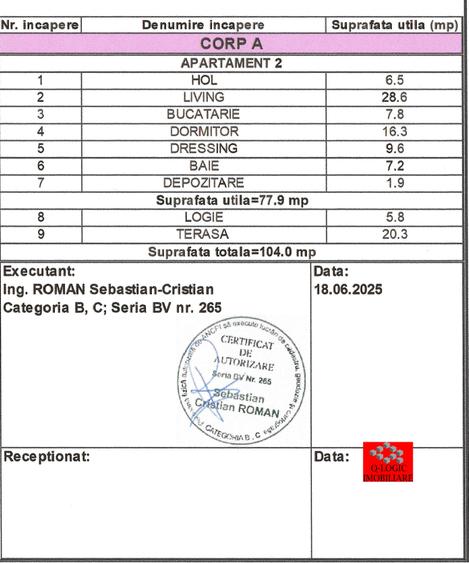 Apartament cu 2 camere semidecomandat în Central