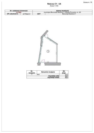 Spatiu Comercial 18.7mp | De Inchiriat | Str. Ficusului | Comision 0% - 8