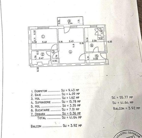 Apartament cu 2 camere în Central