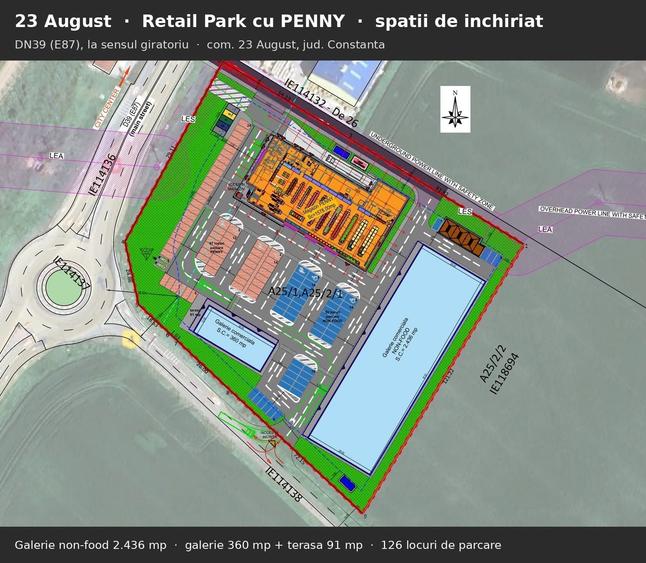 Spațiu comercial, de 150 mp, în 23 August