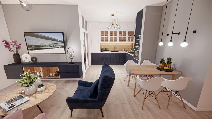 Apartament cu 2 camere decomandat în UTA