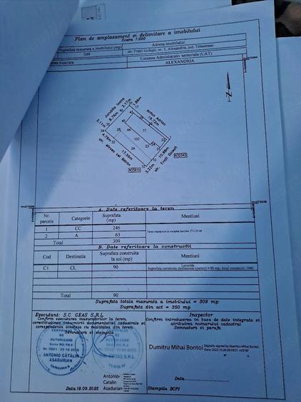 Casă cu Teren 322 Mp în Central