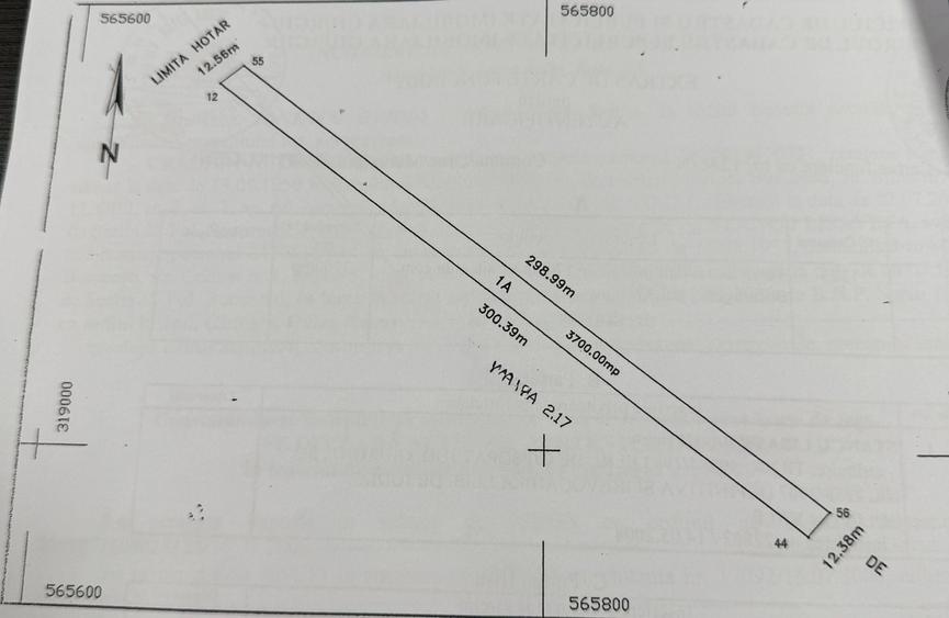 Teren extravilan de 3700 mp, în Buturugeni