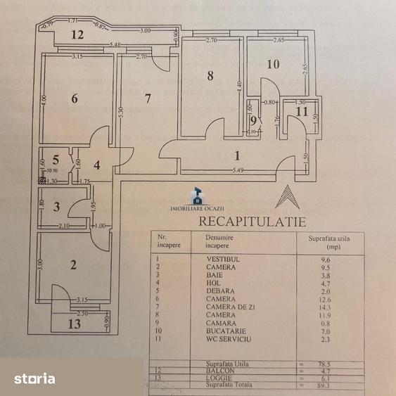 Apartament cu 4 camere semidecomandat în Berceni