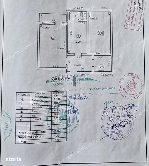 Apartament cu 2 camere decomandat în Micro 19