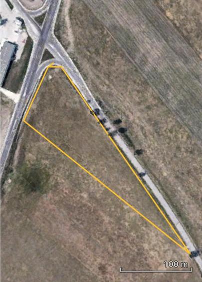 Teren Construcții intravilan de 15179 mp, în Exterior Vest
