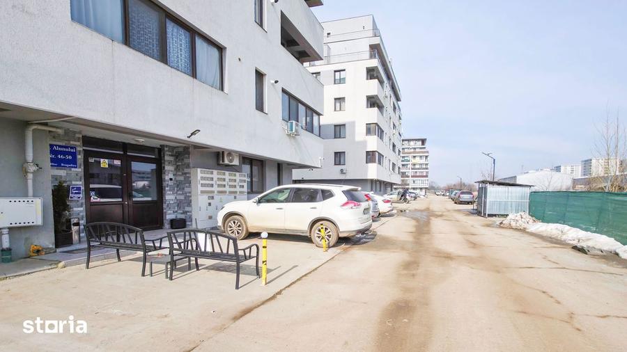 Apartament 2 camere Bragadiru Alunului, mobilat, balcon 19mp, parcare - 3