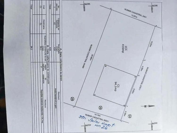 Proprietar , vand imobil si teren strada Spiru Haret , Nr. 26 , Buzau - 1