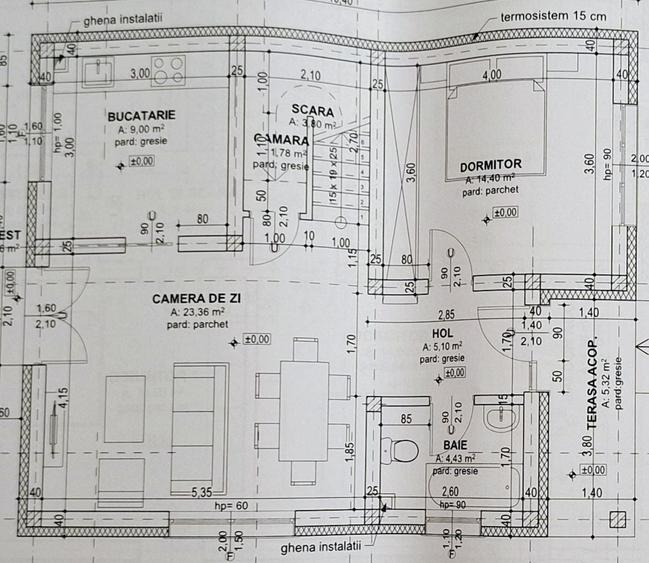 Casă cu 4 camere în Hărman
