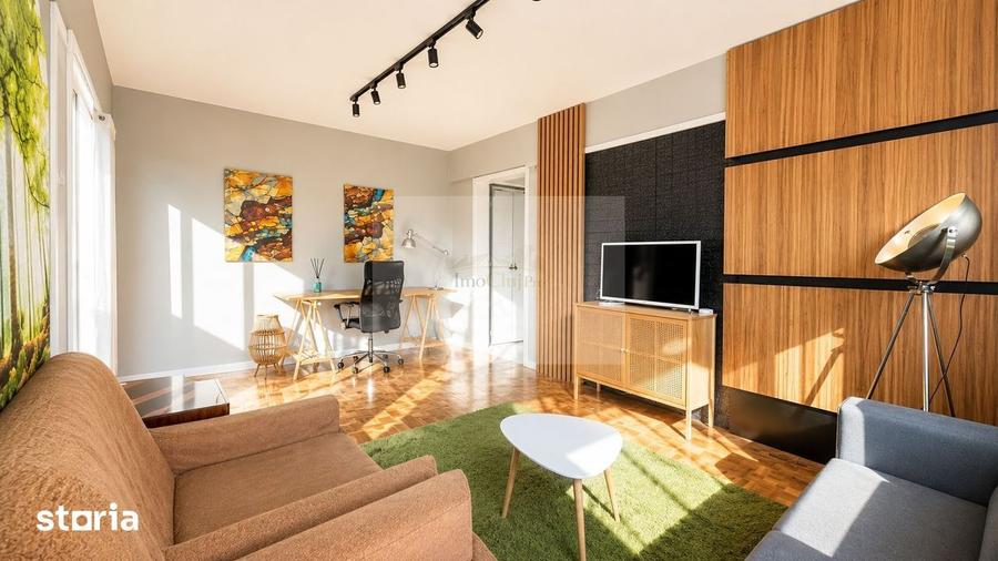 Apartament cu 2 camere, mobilat în Grigorescu