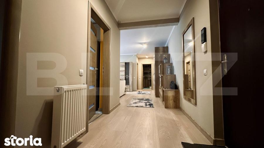 Bloc nou, 3 camere, 2 bai, terasa 23 mp, mobilat si utilat - 2