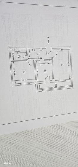 Apartament cu 2 camere decomandat în Poarta 6