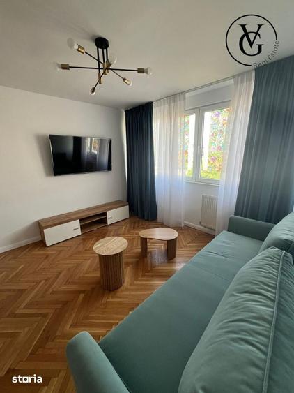 Apartament cu 2 camere semidecomandat, mobilat în Cantemir