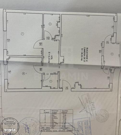 Apartament cu 3 camere decomandat în 1 Mai