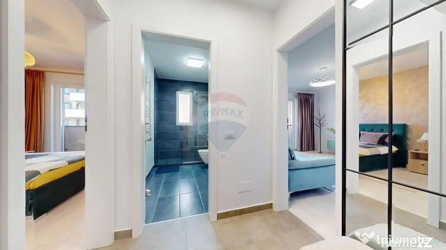 Apartament cu 2 camere decomandat în Noua