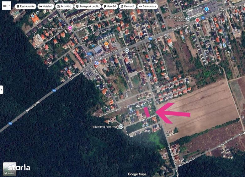 Teren de 1118 mp, în Corbeanca