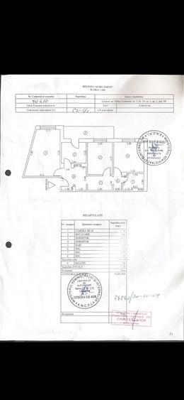 Apartament cu 3 camere decomandat în Central