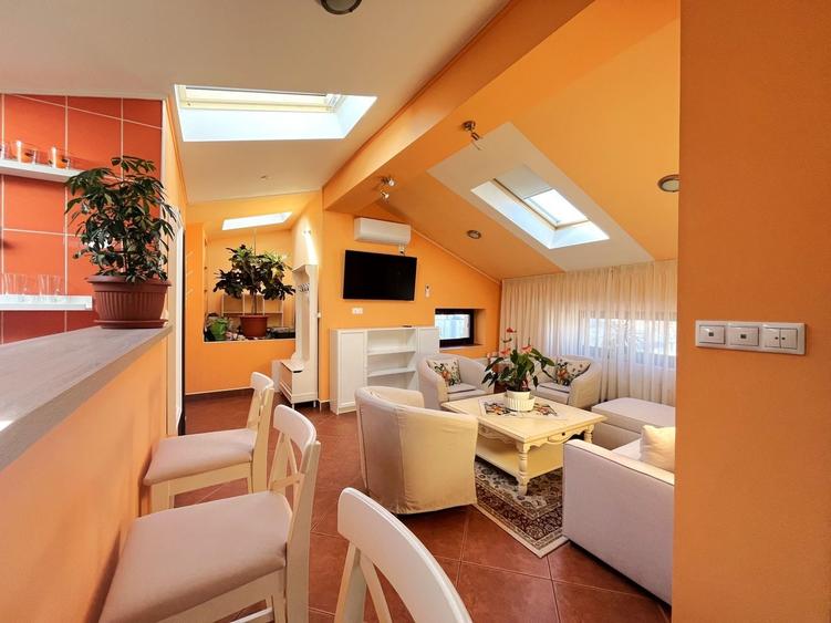 Apartament cu 2 camere semidecomandat, mobilat în Dorobanți