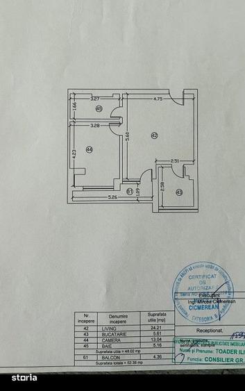 Centru Scafandri-apartament 2 camere parcare acoperita - 11
