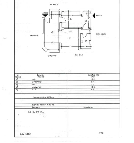 Spațiu comercial, de 46 mp, în Ultracentral