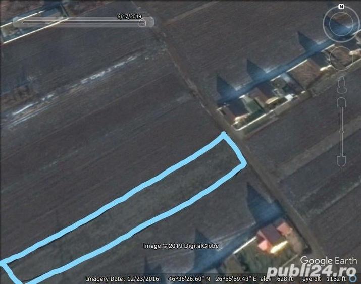 Teren de 2500 mp, în Bogdan Vodă