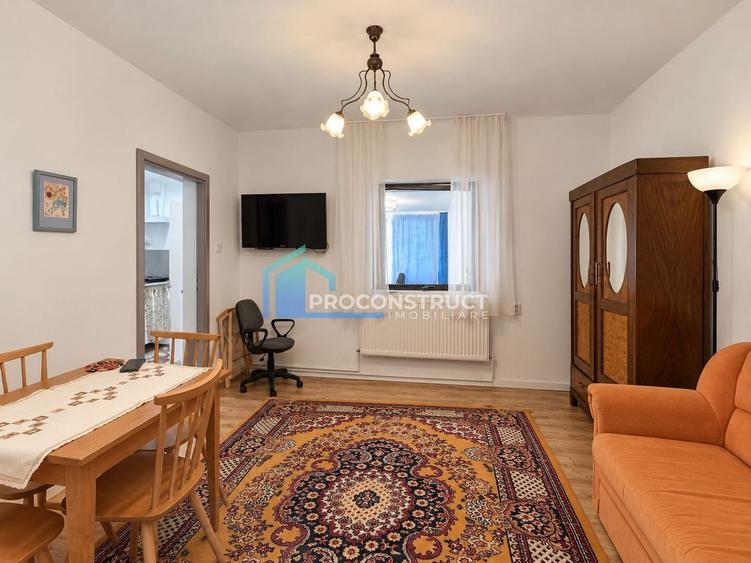 Apartament cu 2 camere semidecomandat, mobilat în Spitalul Județean