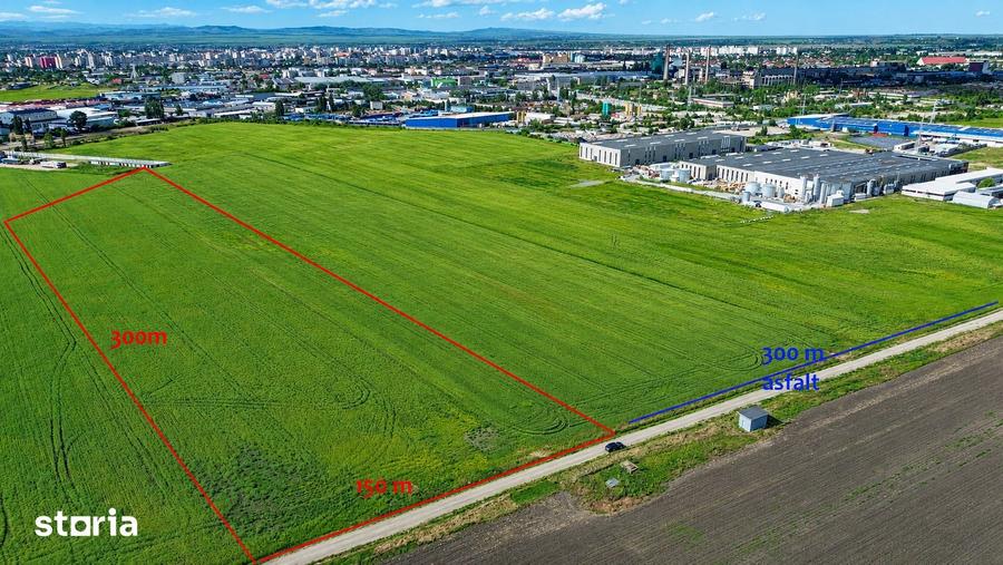 Teren de 55000 mp, în Central
