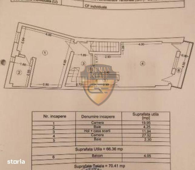 Apartament cu 3 camere în Ultracentral