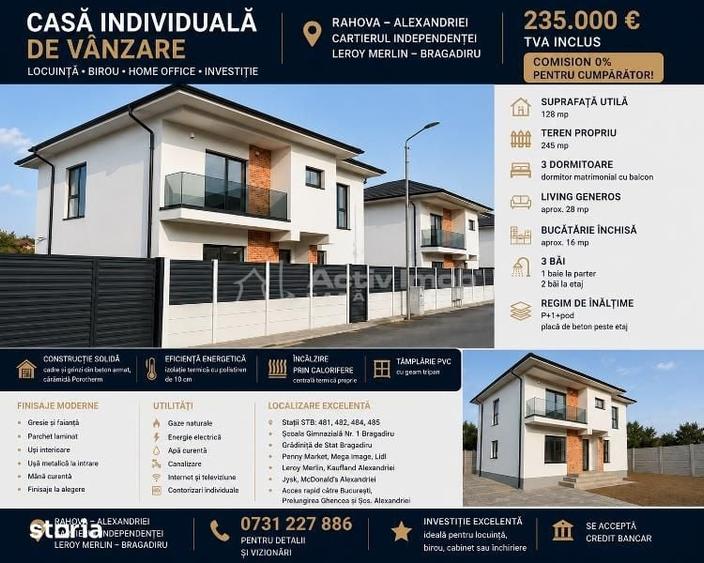 Casa individuala Premium - Locuinta - Birou - Home Office - Rahova - 12