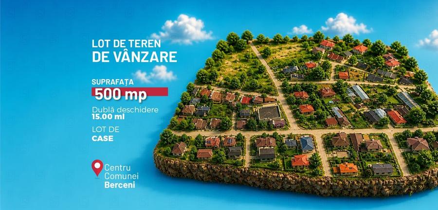 Teren Construcții intravilan de 495 mp, în Berceni