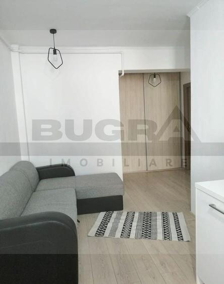 Apartament cu 2 camere semidecomandat, mobilat în Baciu