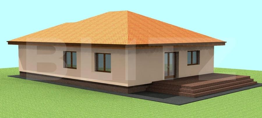 Casă individuală cu 5 camere cu Teren 500 Mp în Tărlungeni