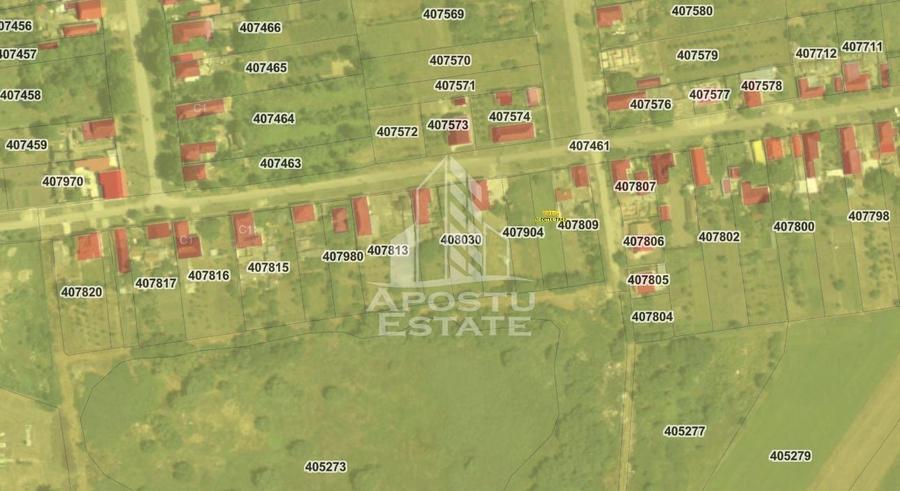 Teren Construcții intravilan de 825 mp, în Voiteg