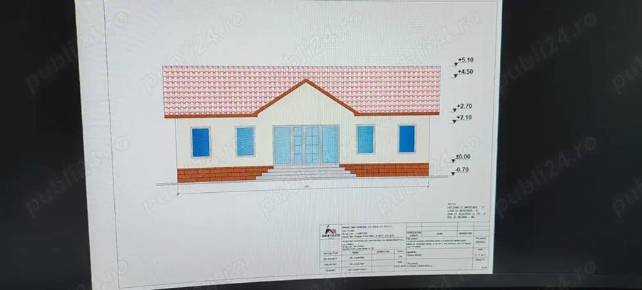 Casă cu 4 camere cu Teren 1000 Mp în Moșneni