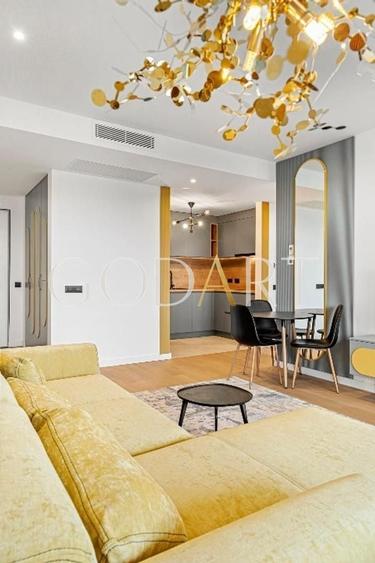 Apartament cu 2 camere semidecomandat, mobilat în Herăstrău