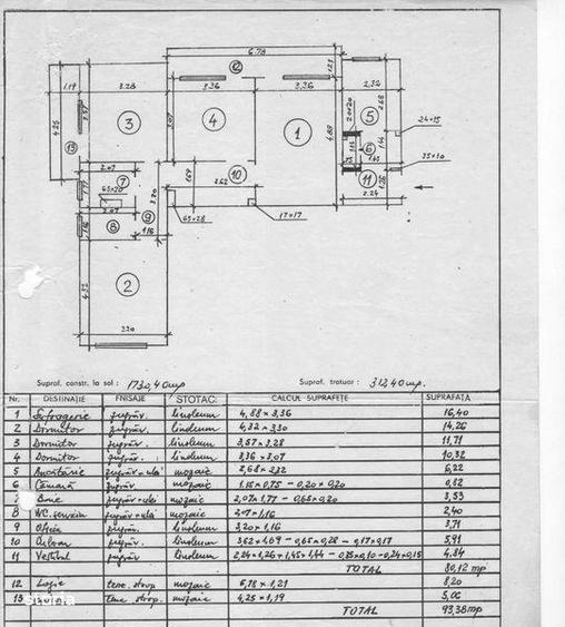 Apartament cu 4 camere decomandat în Drumul Taberei