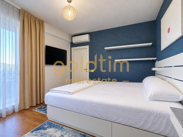 Apartament cu 3 camere semidecomandat, mobilat în Băneasa