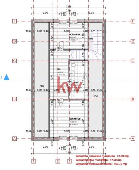 Casă individuală cu 5 camere cu Teren 750 Mp în Aroneanu