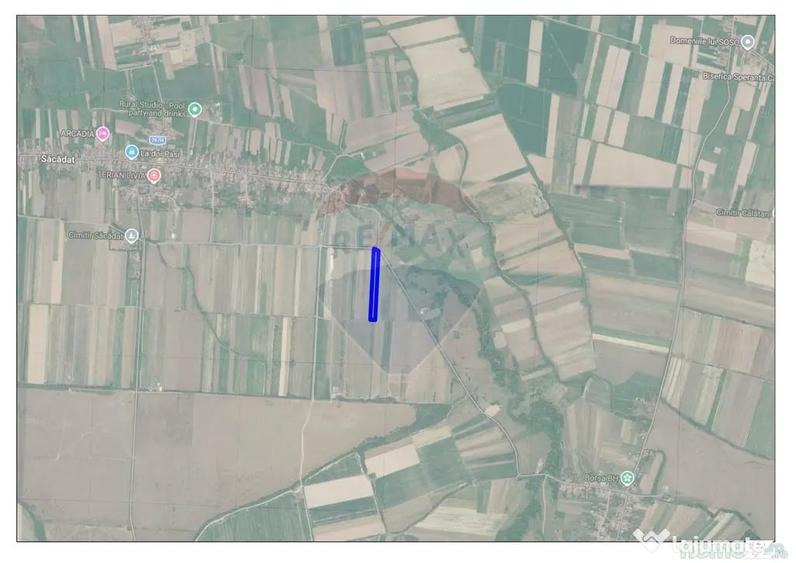 Teren de 11132 mp, în Saca