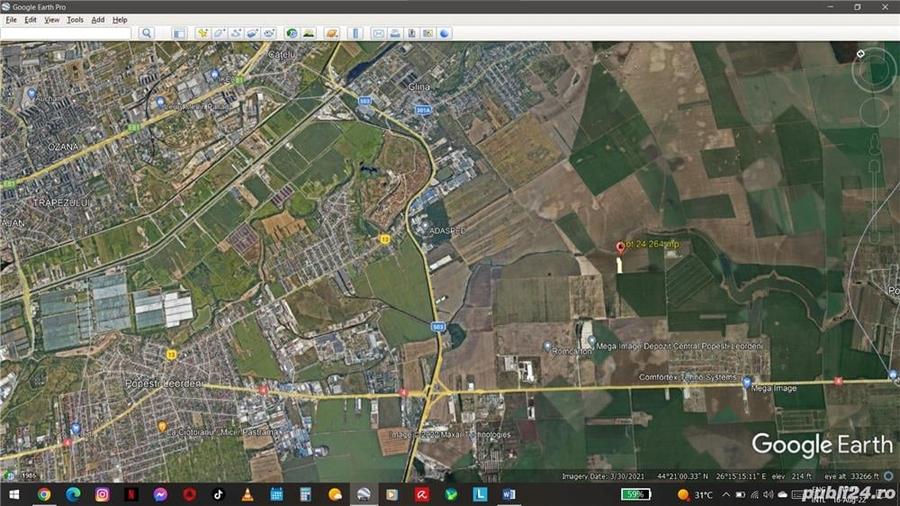 Teren de 24264 mp, în Glina