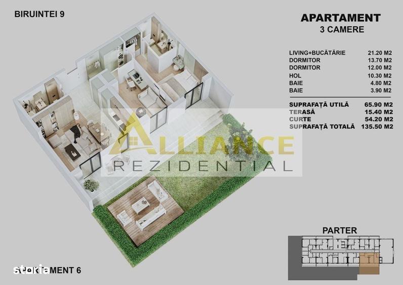 Apartament, - 2