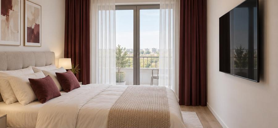 Apartament cu 2 camere semidecomandat în Pipera