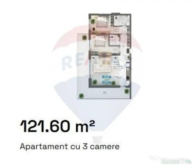 VANZARE Apartament cu 3 camere in zona Pipera - 2