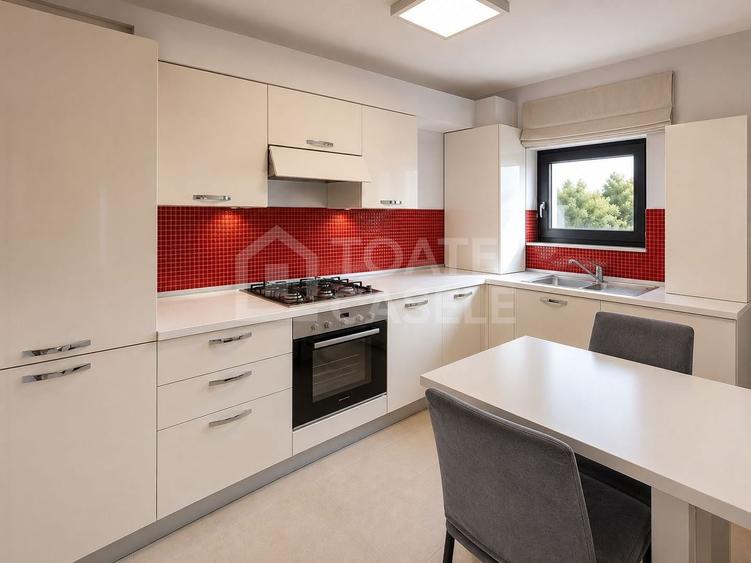 Apartament cu 3 camere decomandat, mobilat în Borhanci